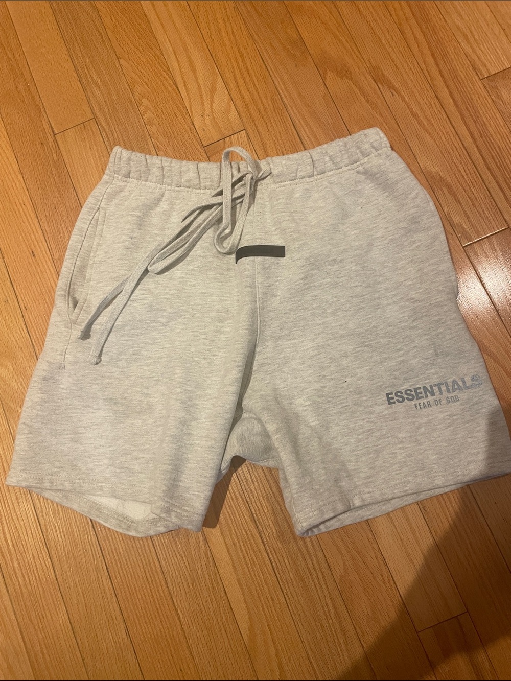 Heather grey Fear of God Essentials shorts